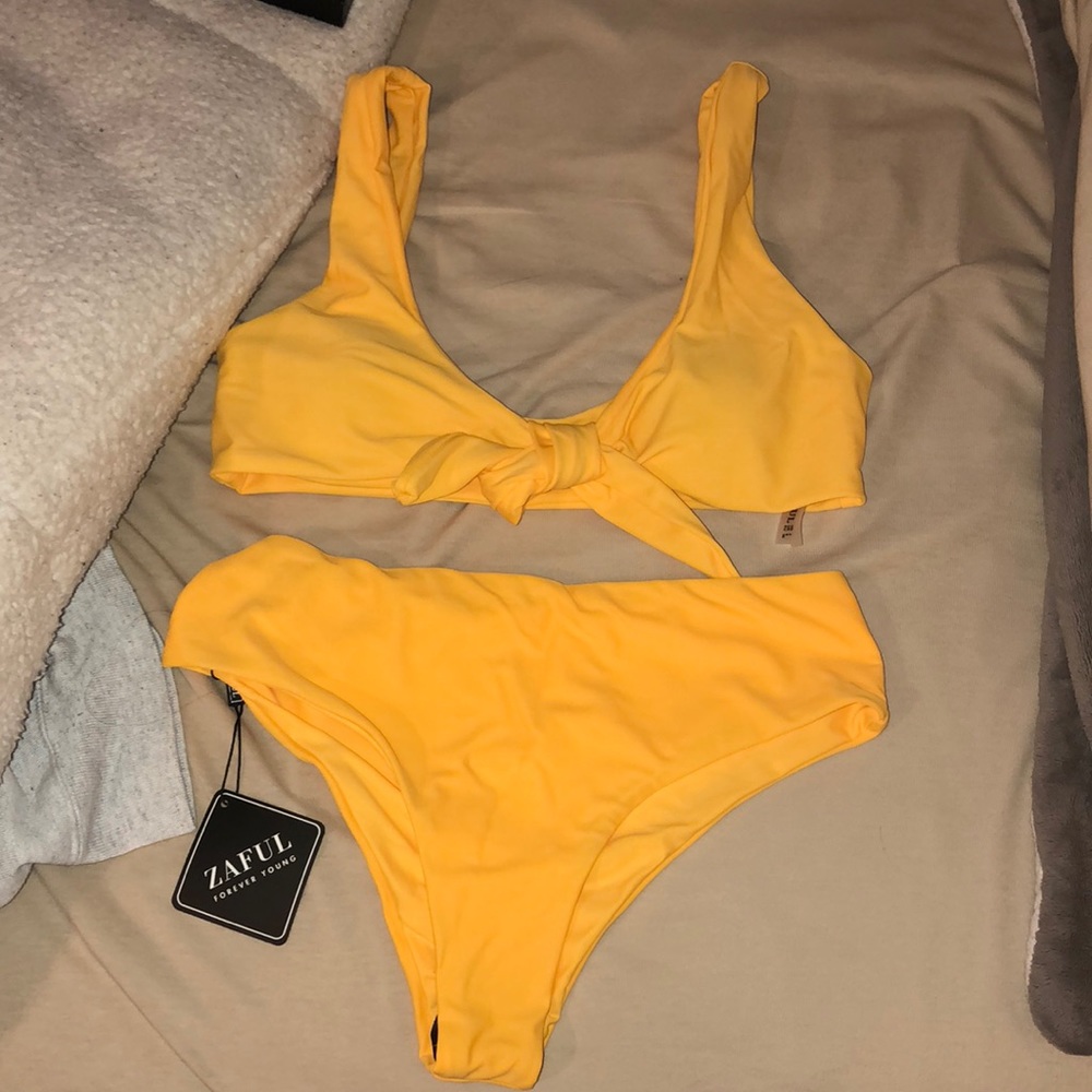 yellow bikini from zaful